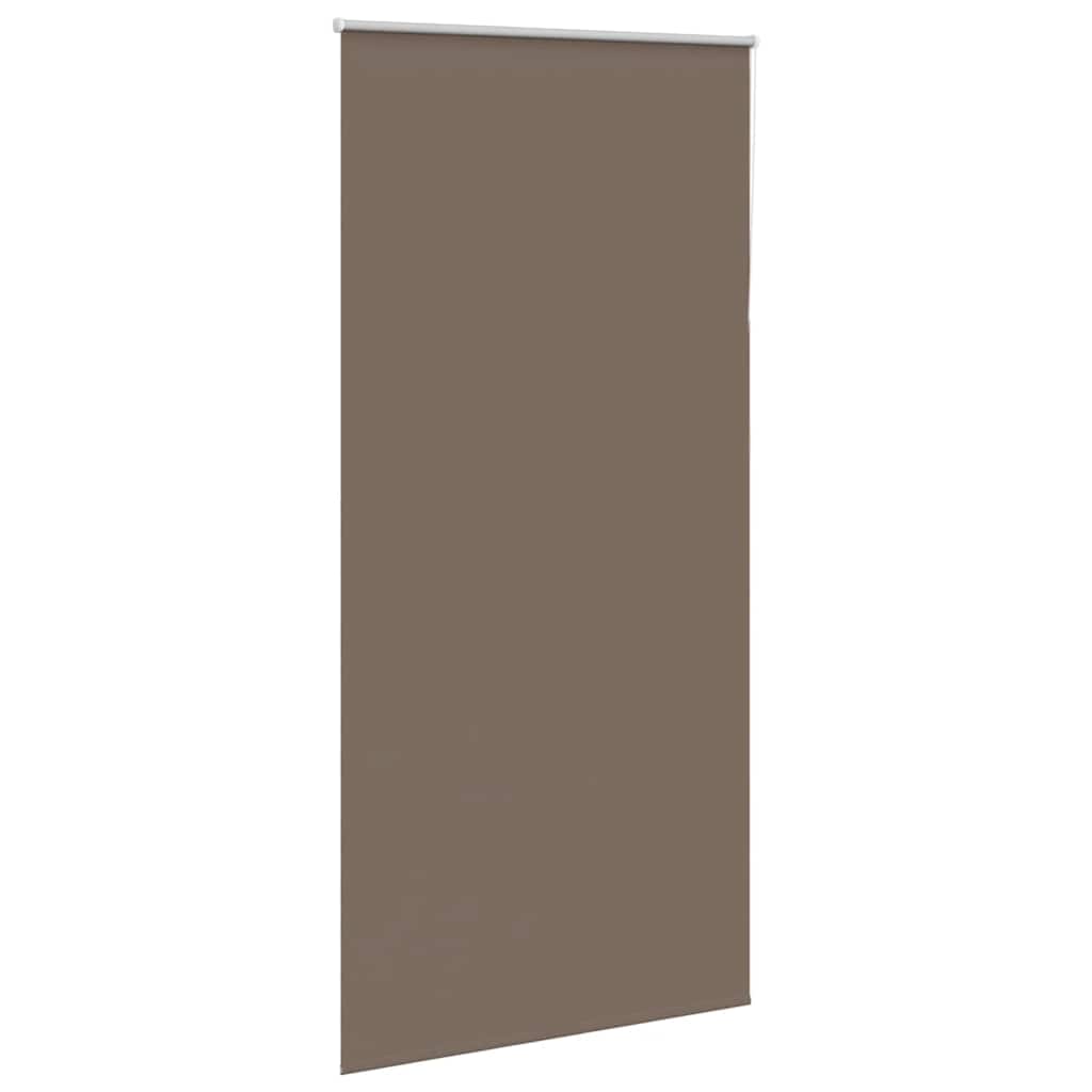 Roller Blind Blackout Coffee 90x210 cm Fabric Width 85.7 cm Polyester